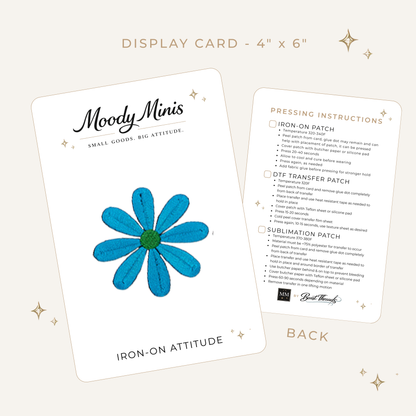 Daisy 2.17" Retro Embroidered Patch
