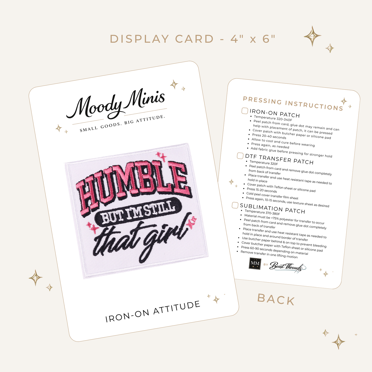 Humble But Still THAT Girl Embroidered Patch
