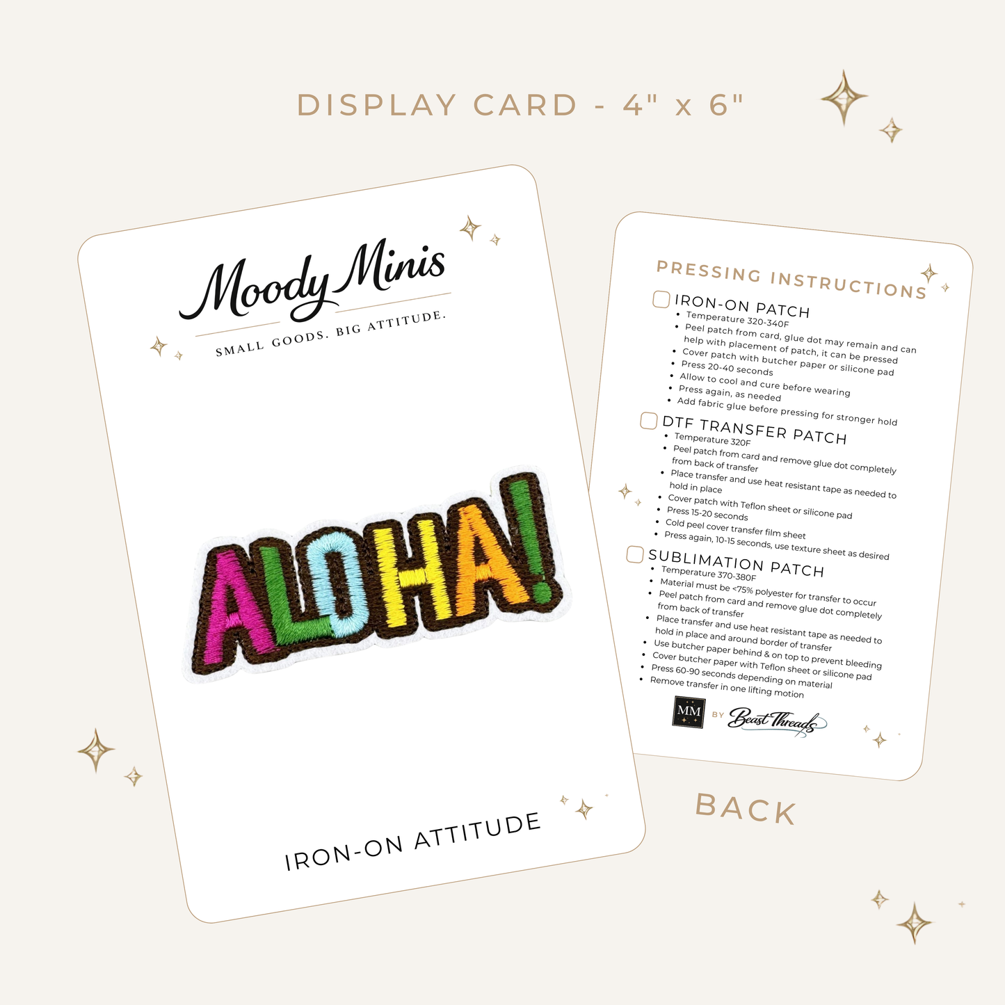 Aloha! Embroidered Patch