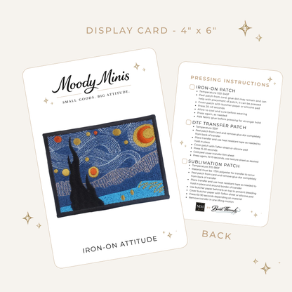 Van Gogh Starry Night Embroidered Patch