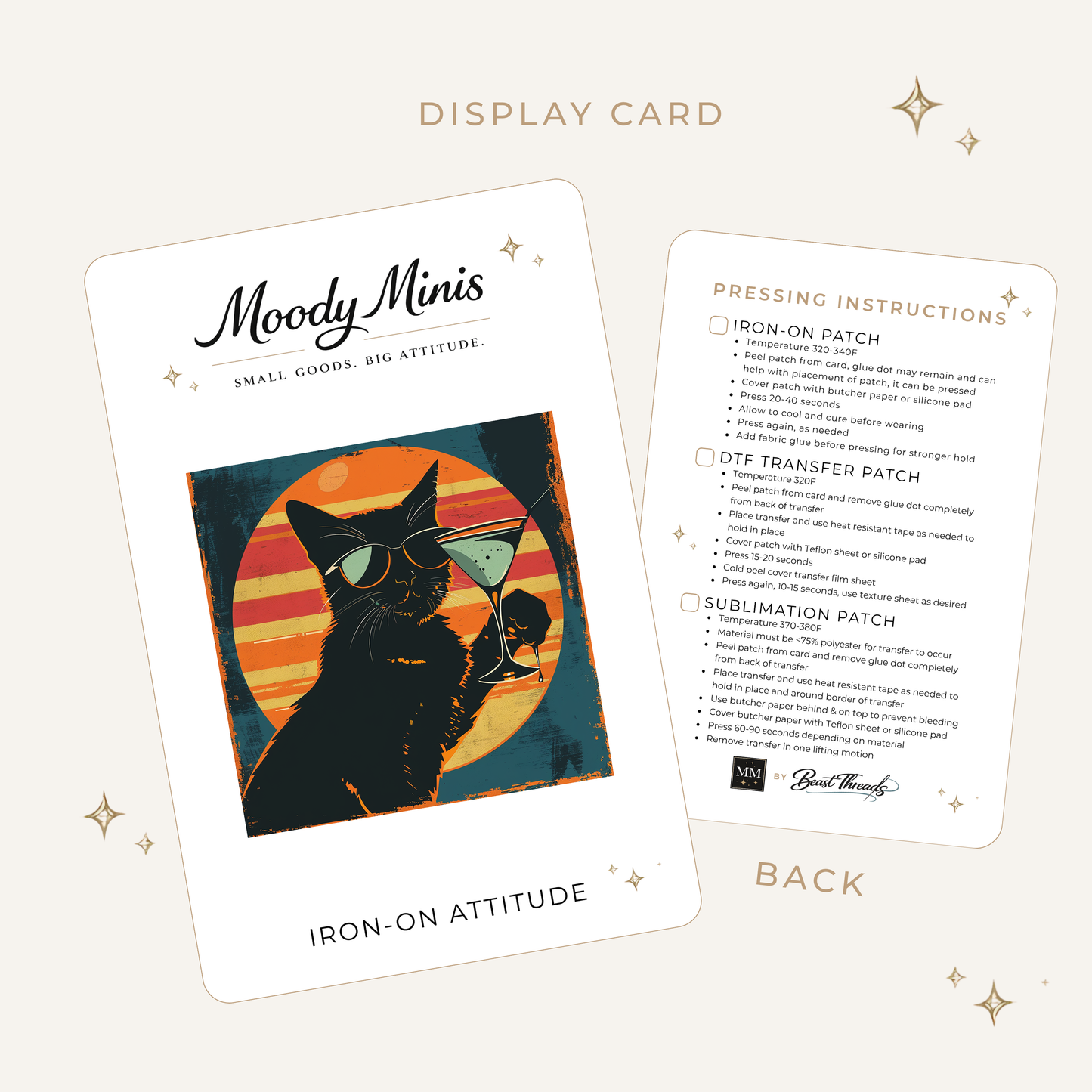 Retro Tini Kitty DTF Patch - RTS/MTO