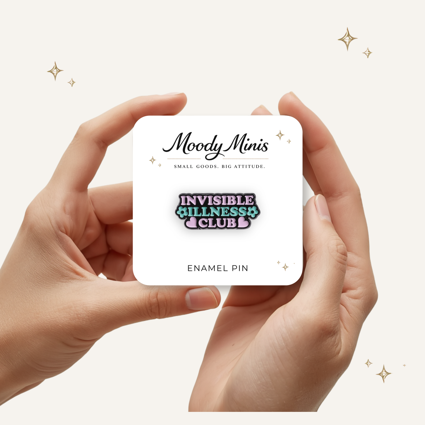 Invisible Illness Club Enamel Pin