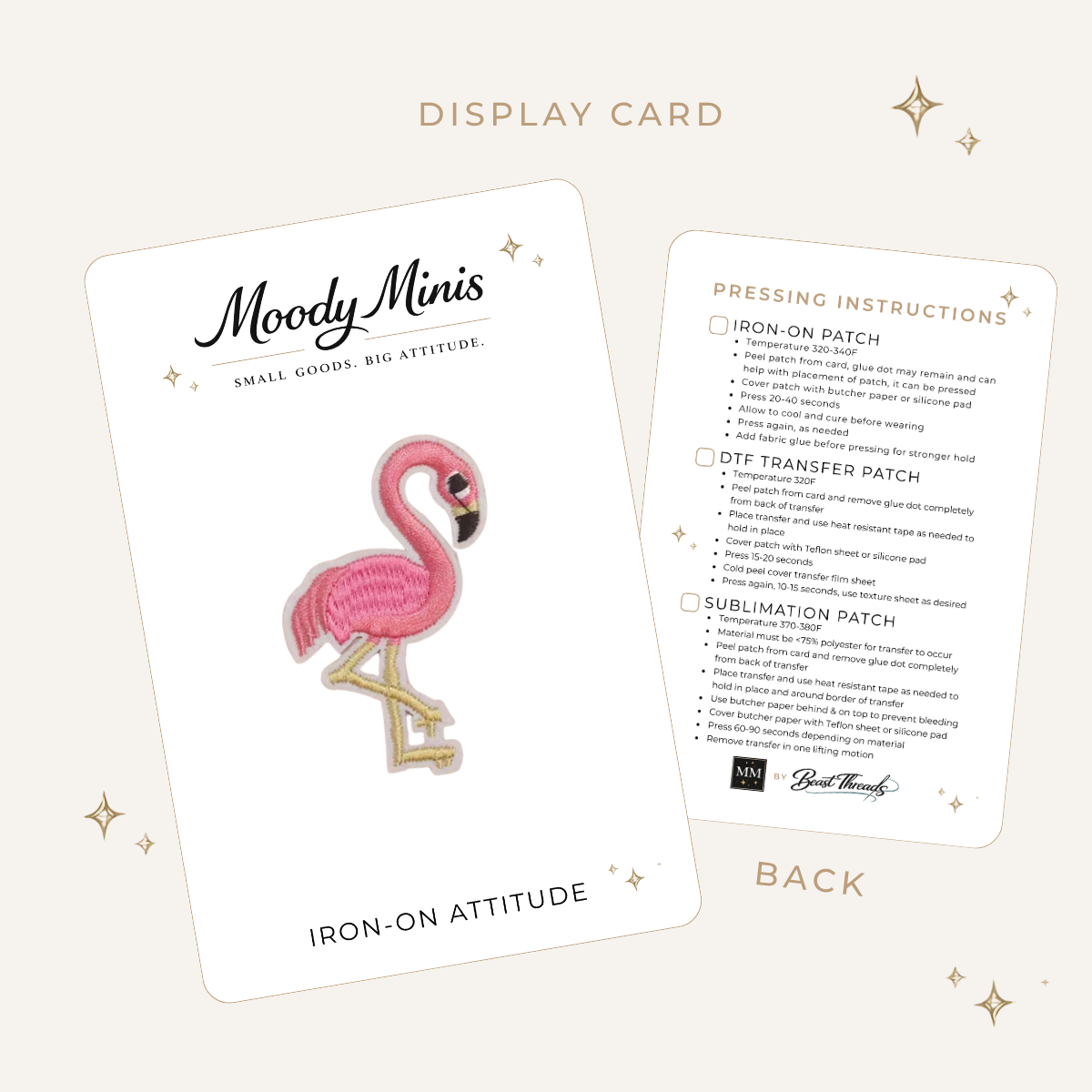 Pink Flamingo Embroidered Patch