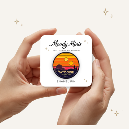 Retro Tatooine National Park Enamel Pin