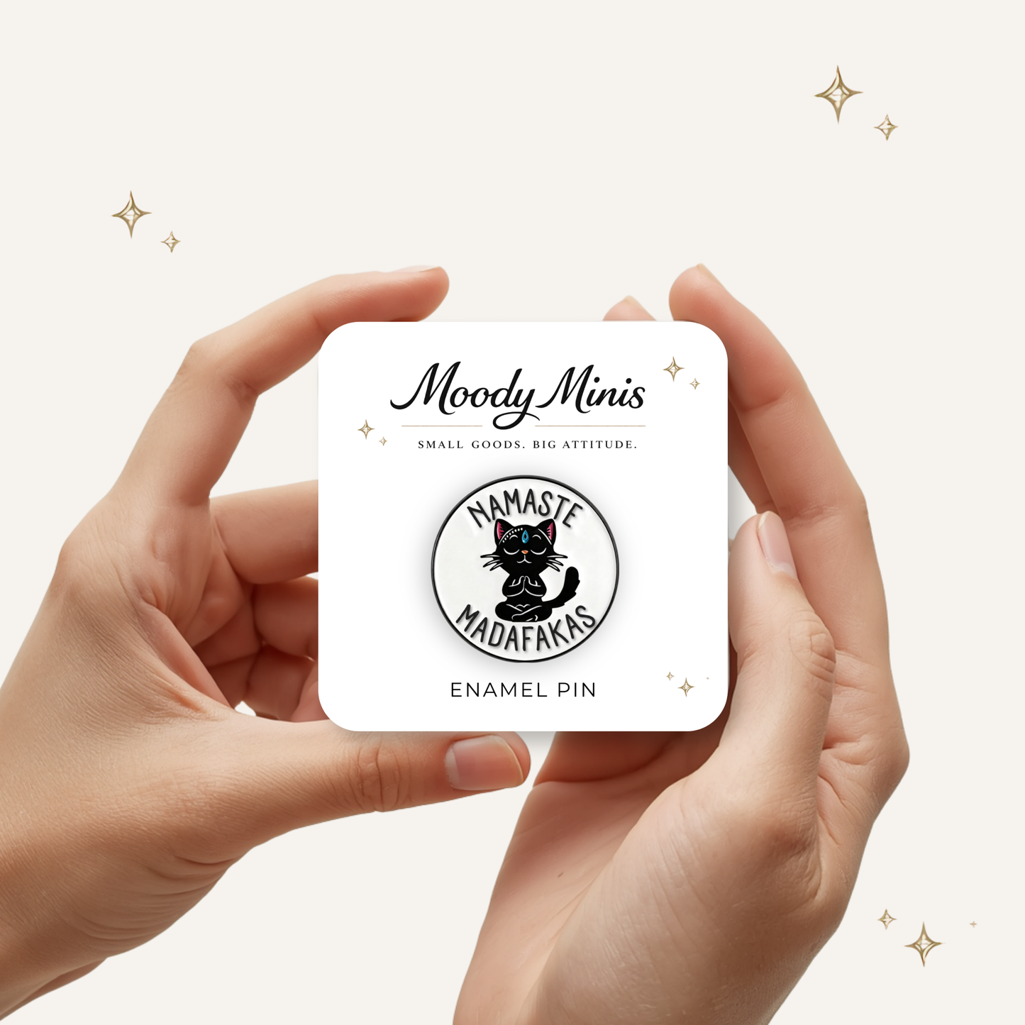 Namaste Madafakas Enamel Pin