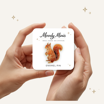 Squirrel Enamel Pin