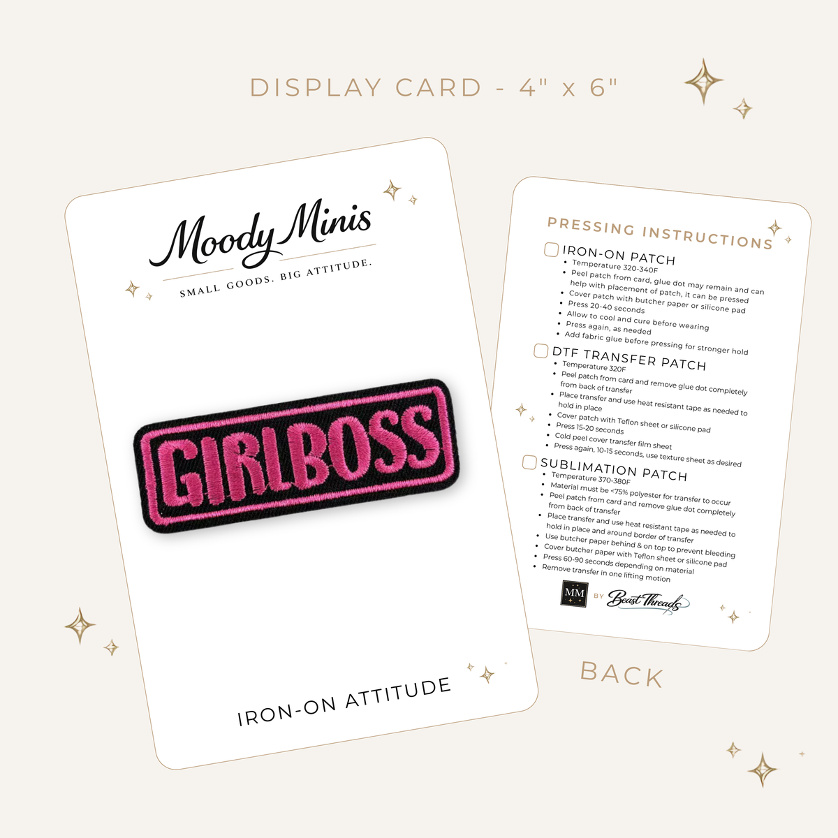 Girl Boss Biker Patch Embroidered Patch