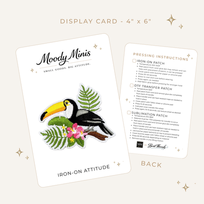 Tropical Toucan Embroidered Patch