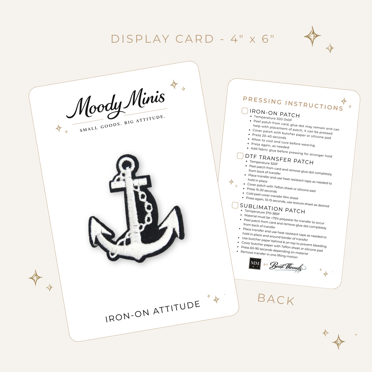 Nautical Anchor Embroidered Patch