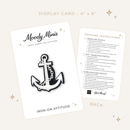 Nautical Anchor Embroidered Patch