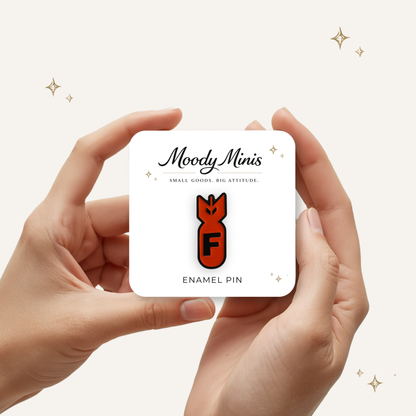 F Bomb Enamel Pin