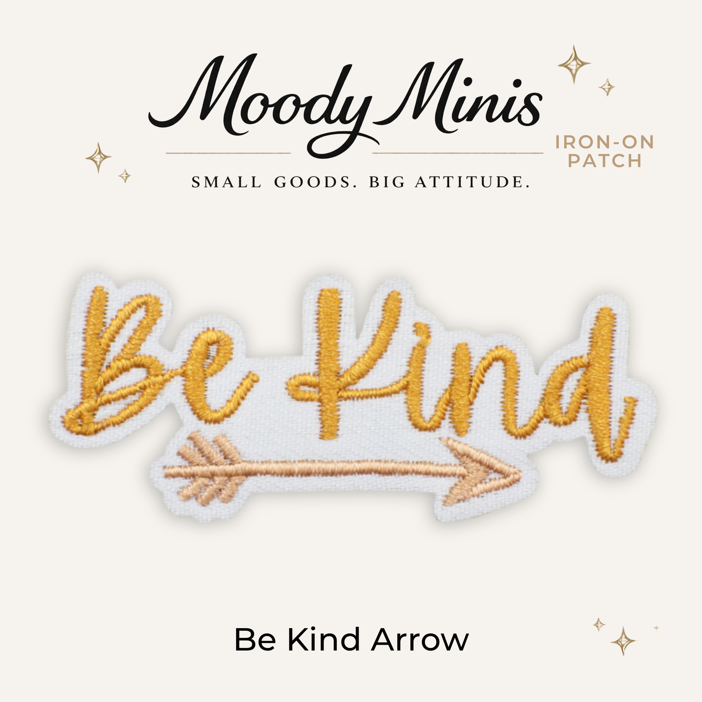 Be Kind Embroidered Patch- RTS