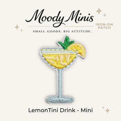 Lemon Tini Embroidered Patch
