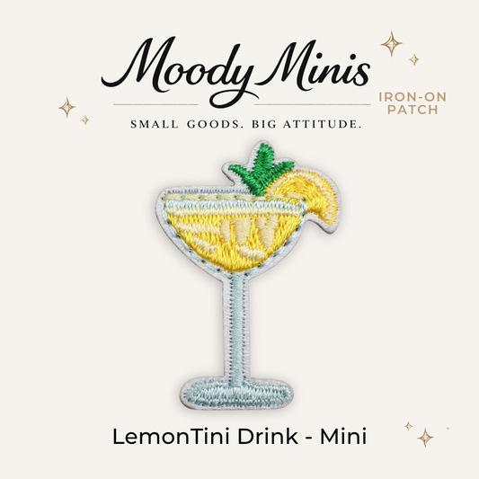 Lemon Tini Embroidered Patch
