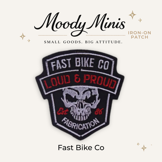 Fast Bike Co Embroidered Patch- RTS