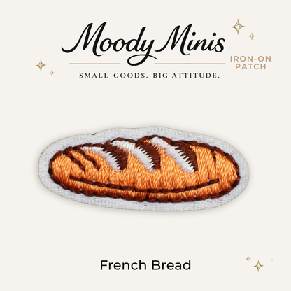 French Bread Embroidered Patch