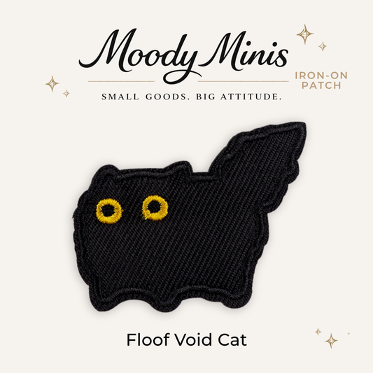 Floof Void Cat Embroidered Patch