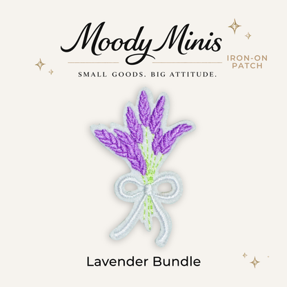 Lavender Bundle Embroidered Patch