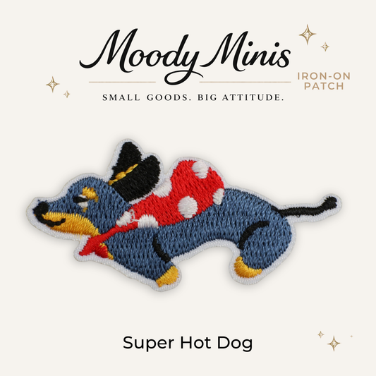 Super Hot Dog Embroidered Patch