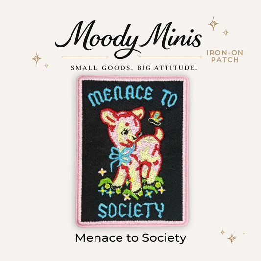Menace to Society Cutie Embroidered Patch